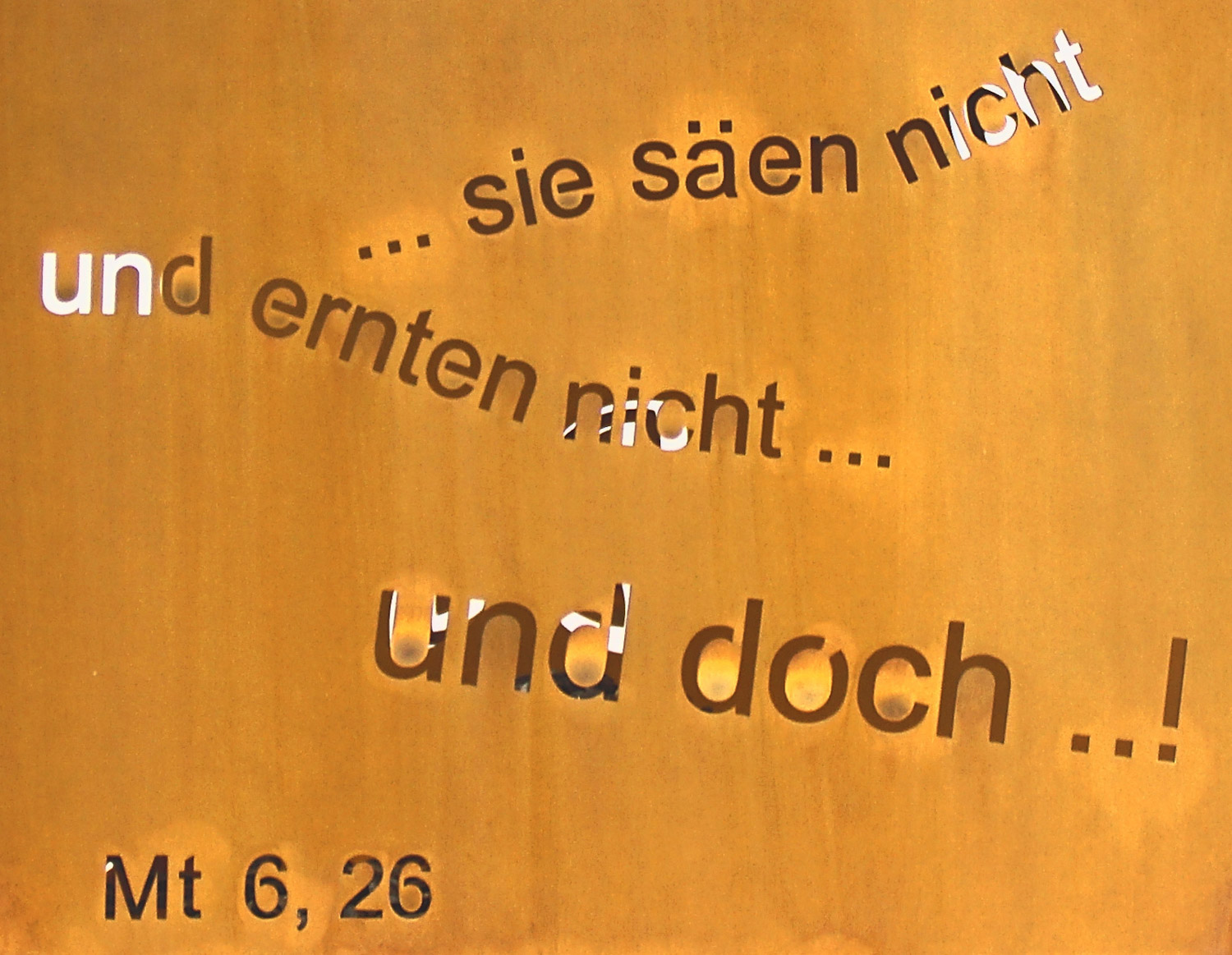 Vogelhaus aus Cortenstahl