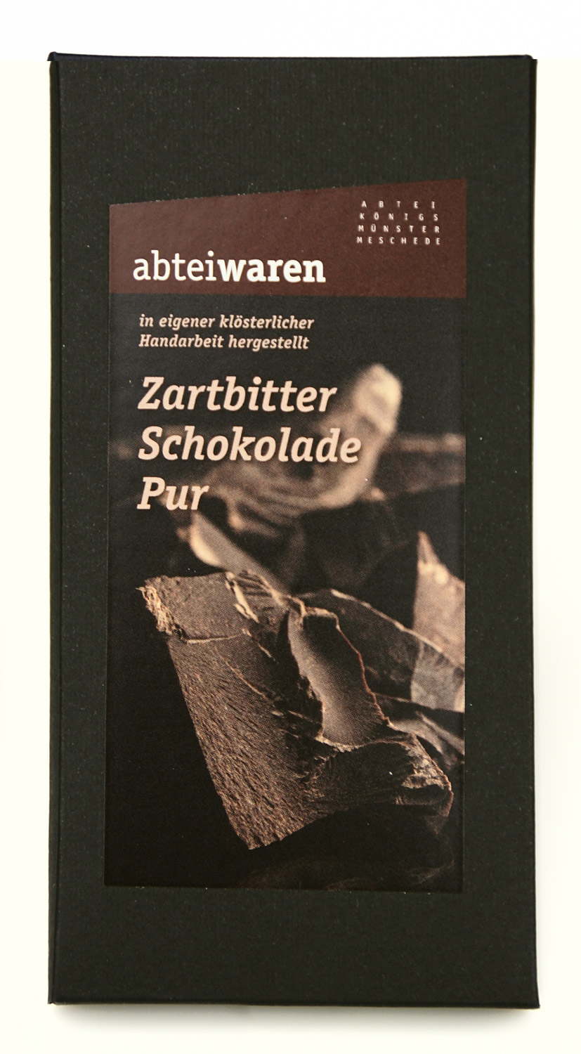 Schokolade Tafel Zartbitter pur 54,0% 100g